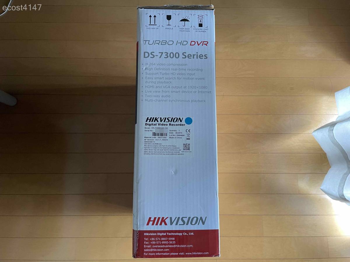 ★☆開封未使用★HIKVISION Digital Video Recorder DS-7308HQHI-SH☆★_画像2