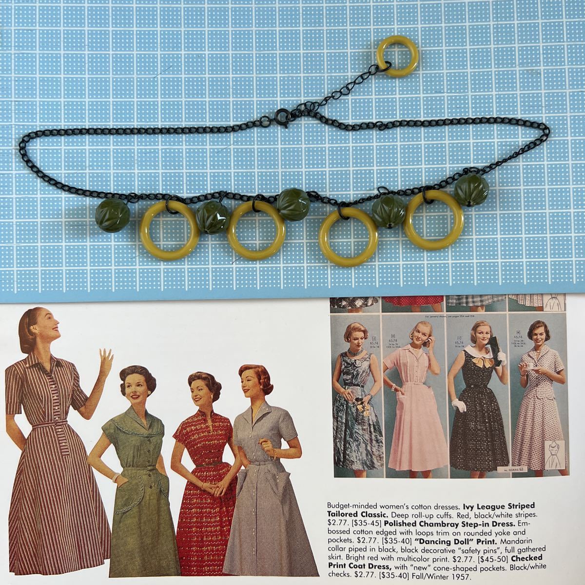 30s40s50sマルチカラージュエリービンテージ ベイクライト風 30s40s50sマルチカラージュエリービンテージ ベイクライト風