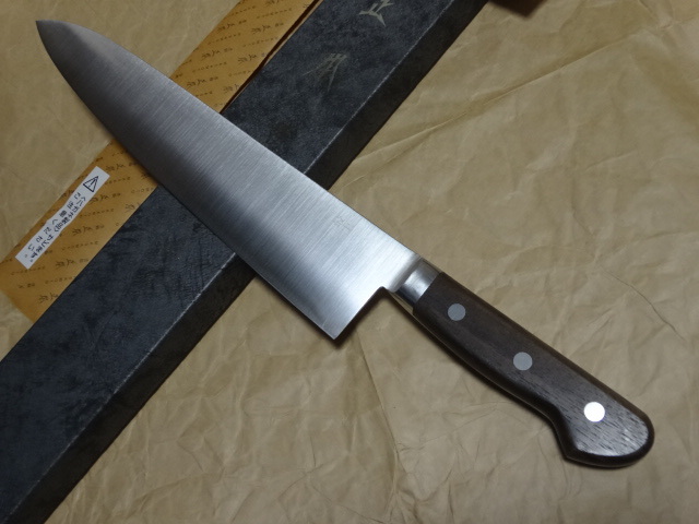 全国総量無料で 正本総本店/最上☆牛刀シェフナイフ包丁刃渡300mm