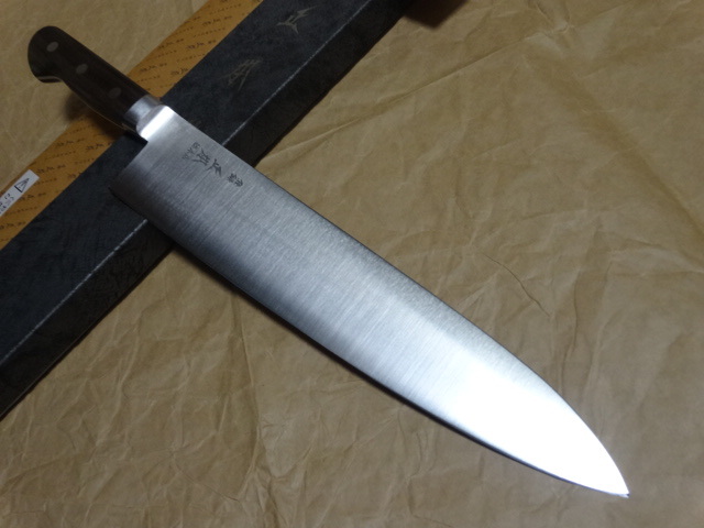 全国総量無料で 正本総本店/最上☆牛刀シェフナイフ包丁刃渡300mm