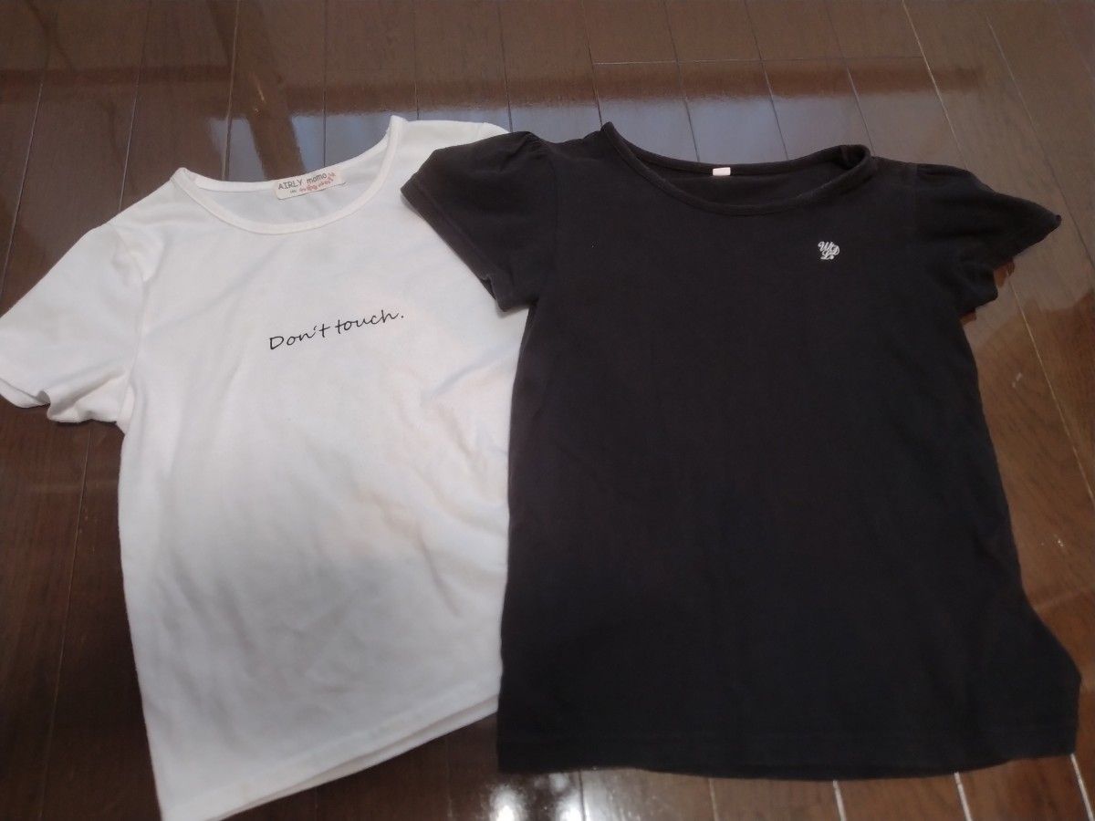 女の子　半袖 Tシャツ カットソー 半袖Tシャツ140 ２枚　まとめ売り　セット