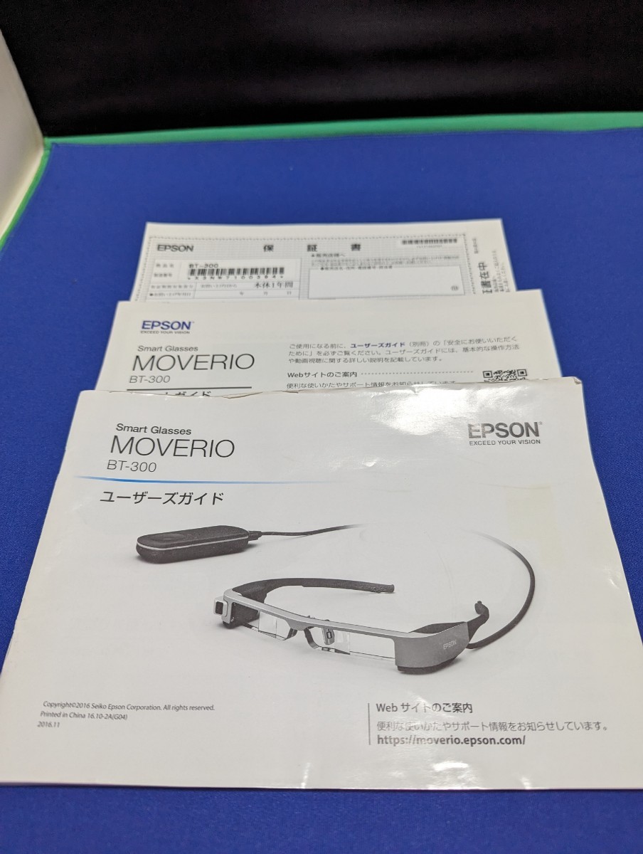  price cut stock 1 point only super-beauty goods working properly goods the first period . ending EPSON MOVERIO Smart glass have machine EL panel Hi-Vision correspondence BT-300