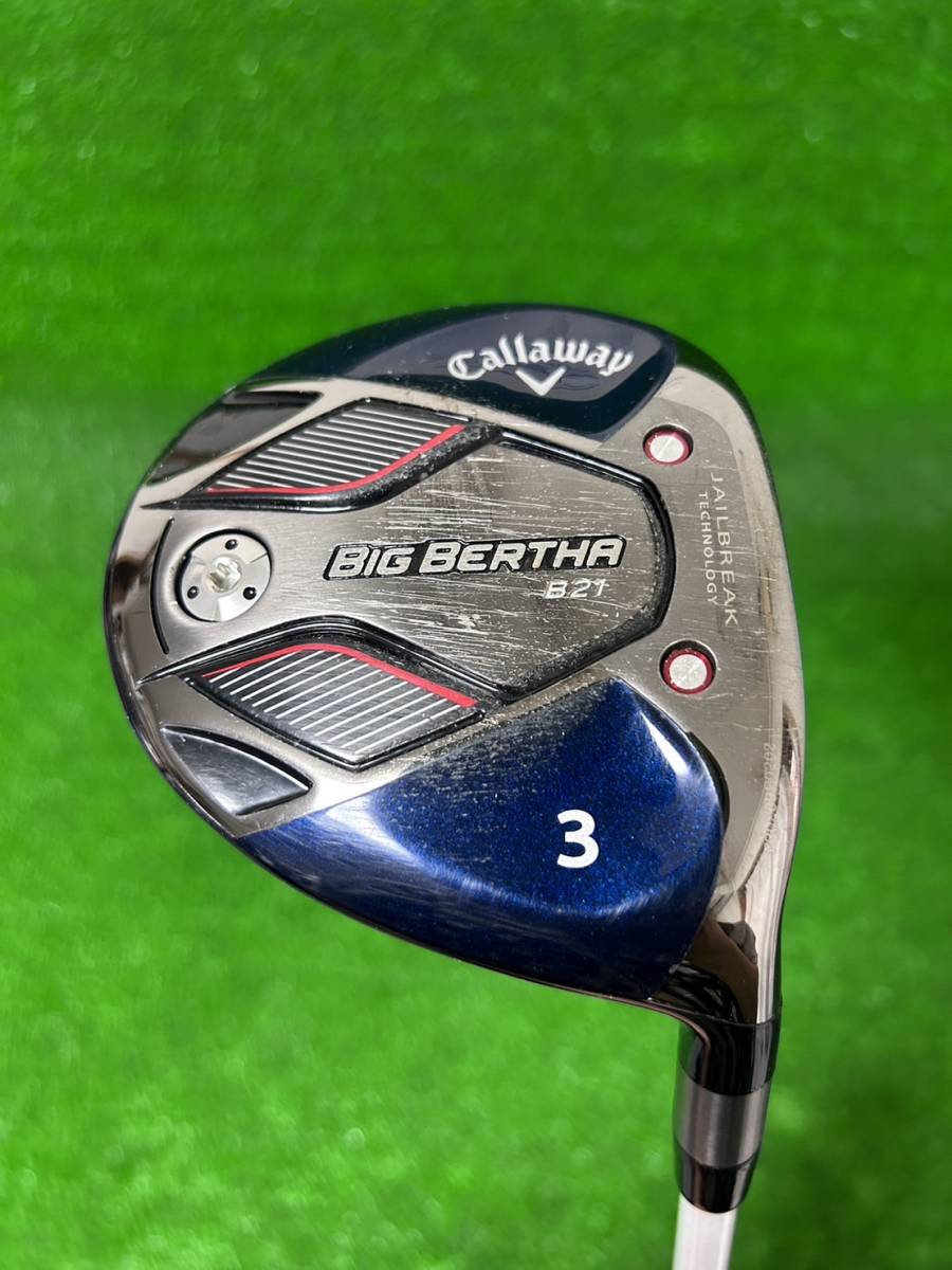 日本未発売】 3W B21 BERTHA TO148【Callaway】BIG 16.5度 中古