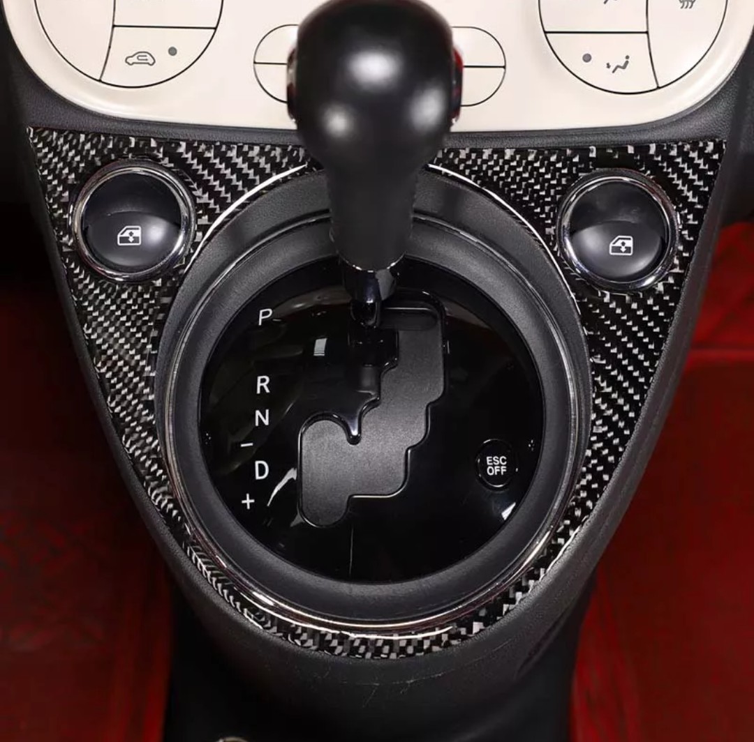 アバルト カーボンシート シフトゲート アバルト ステッカー