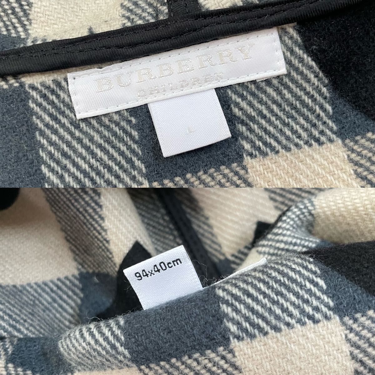 Burberry バーバリー 裏ハートポンチョ L ベビー キッズ Burberry バーバリー 裏ハートポンチョ L ベビー キッズ