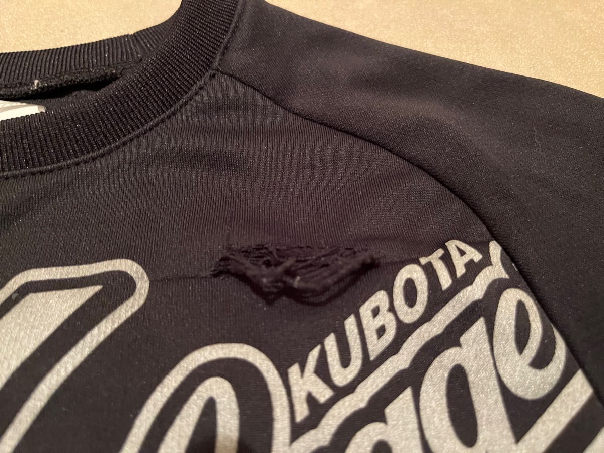 久保田スラッガー ベースボールTシャツ（140サイズ） 半袖 スポーツウェア プラクティスシャツ　Tシャツ ブラック　野球