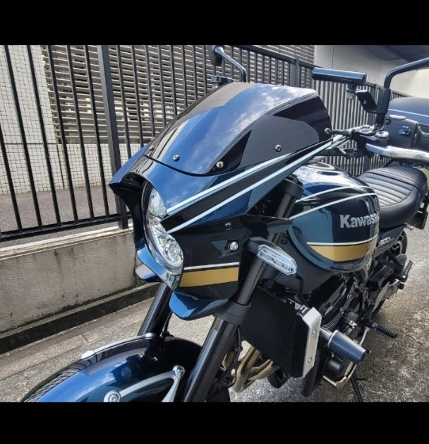 Kawasaki Z900RS ビキニカウル 青玉虫カラー キャンディトーン Kawasaki Z900RS ビキニカウル 青玉虫カラー キャンディトーン