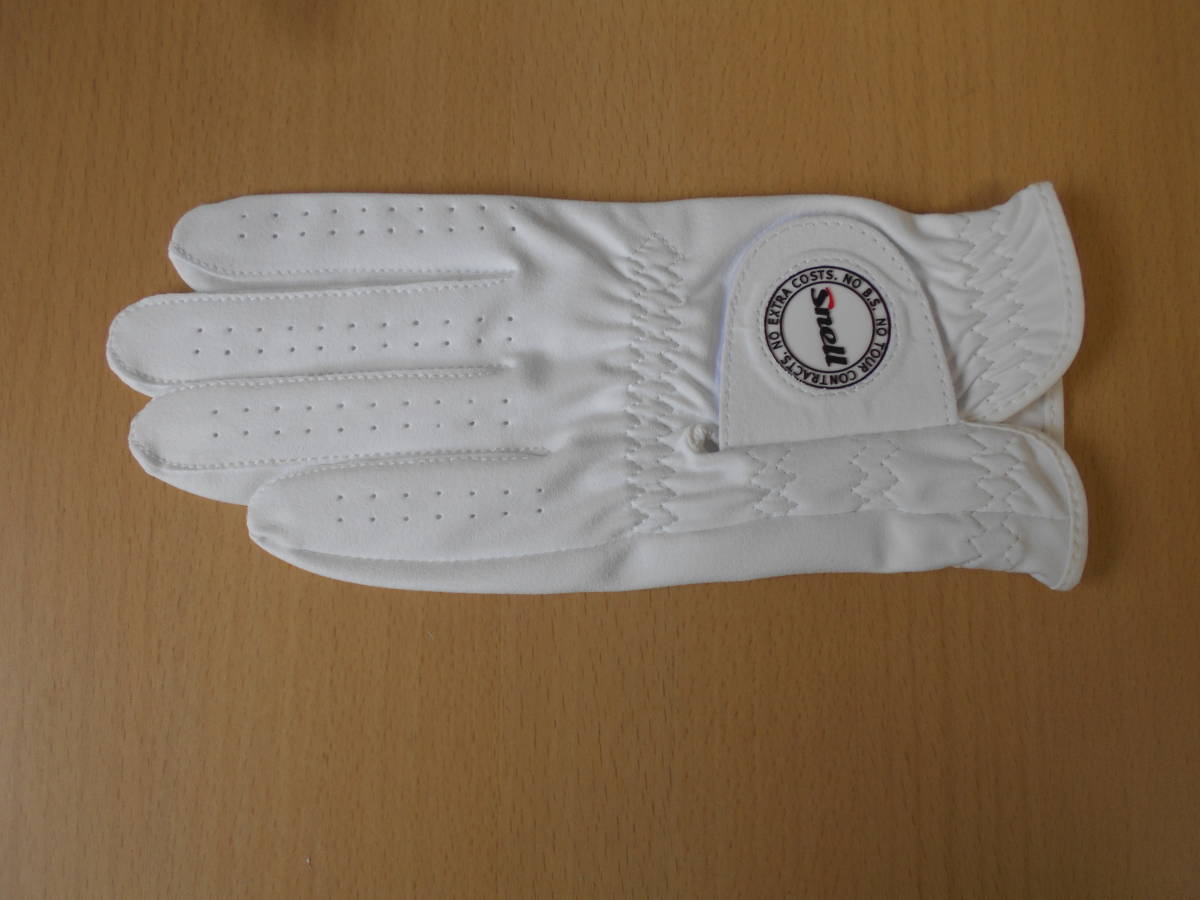 *s flannel * dry Fit stretch glove *25cm*4 sheets * white * new goods *Snell*