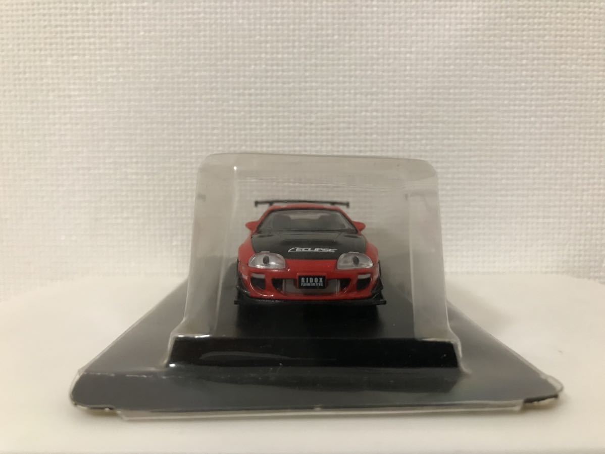 アオシマ オプション 1/64 トヨタ スープラ JZA80 リドックス レッド TOYOTA SUPRA RIDOX AOSHIMA option_画像2