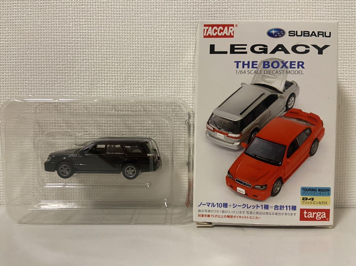 Targa 1/64 スバル レガシィ ツーリングワゴン ブリッツェン エンジン再現 ブラックトパーズマイカ タルガ ボクサー SUBARU LEGACYの画像1