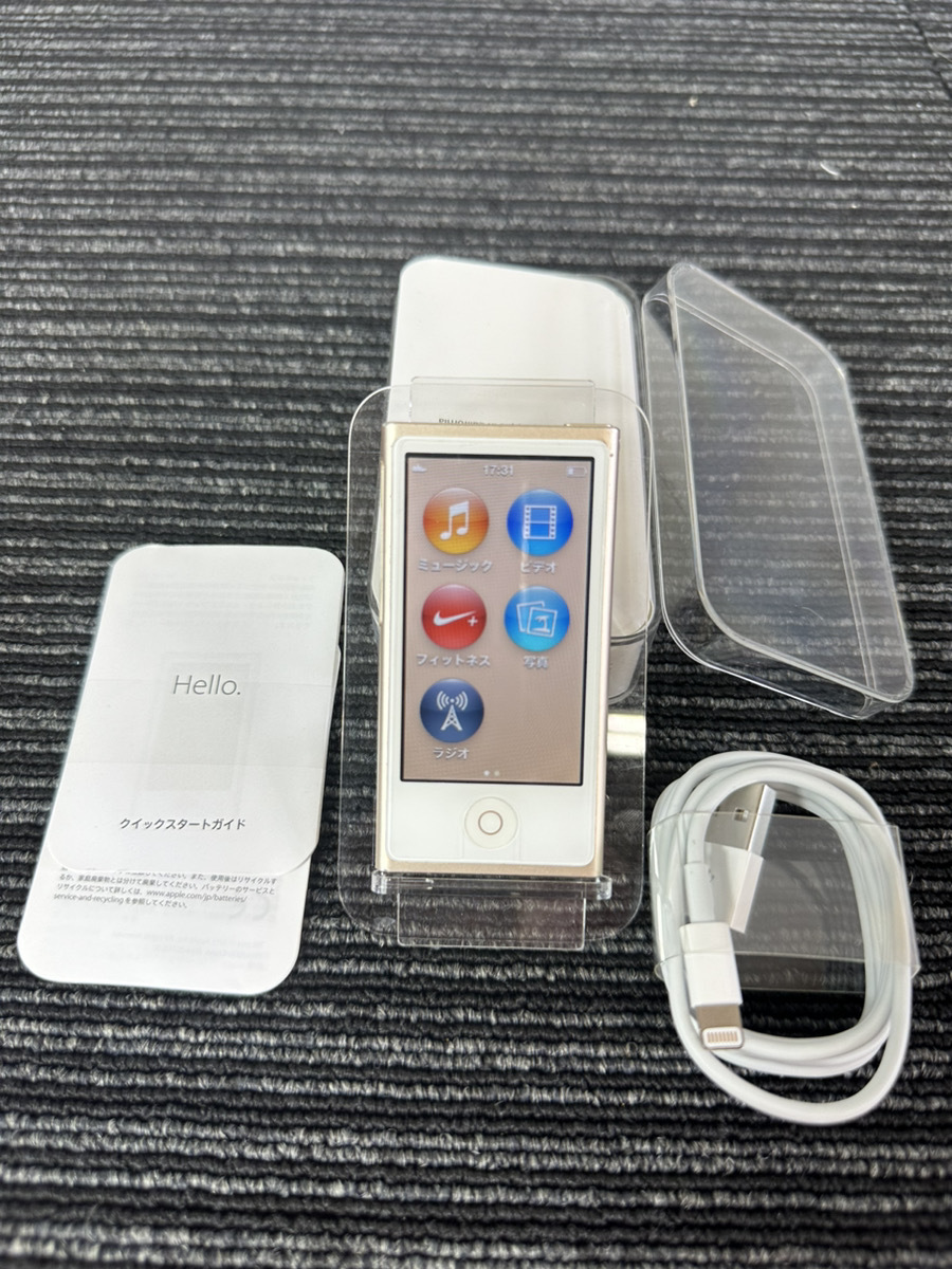 10244-08☆Apple iPod nano 第7世代MKMX2J 16GB ゴールド☆ | JChere 
