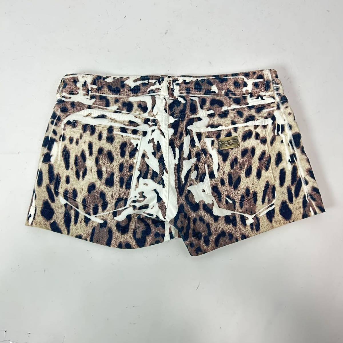 a75 DOLCE&GABBANA ドルチェアンドガッバーナ レオパード ショート