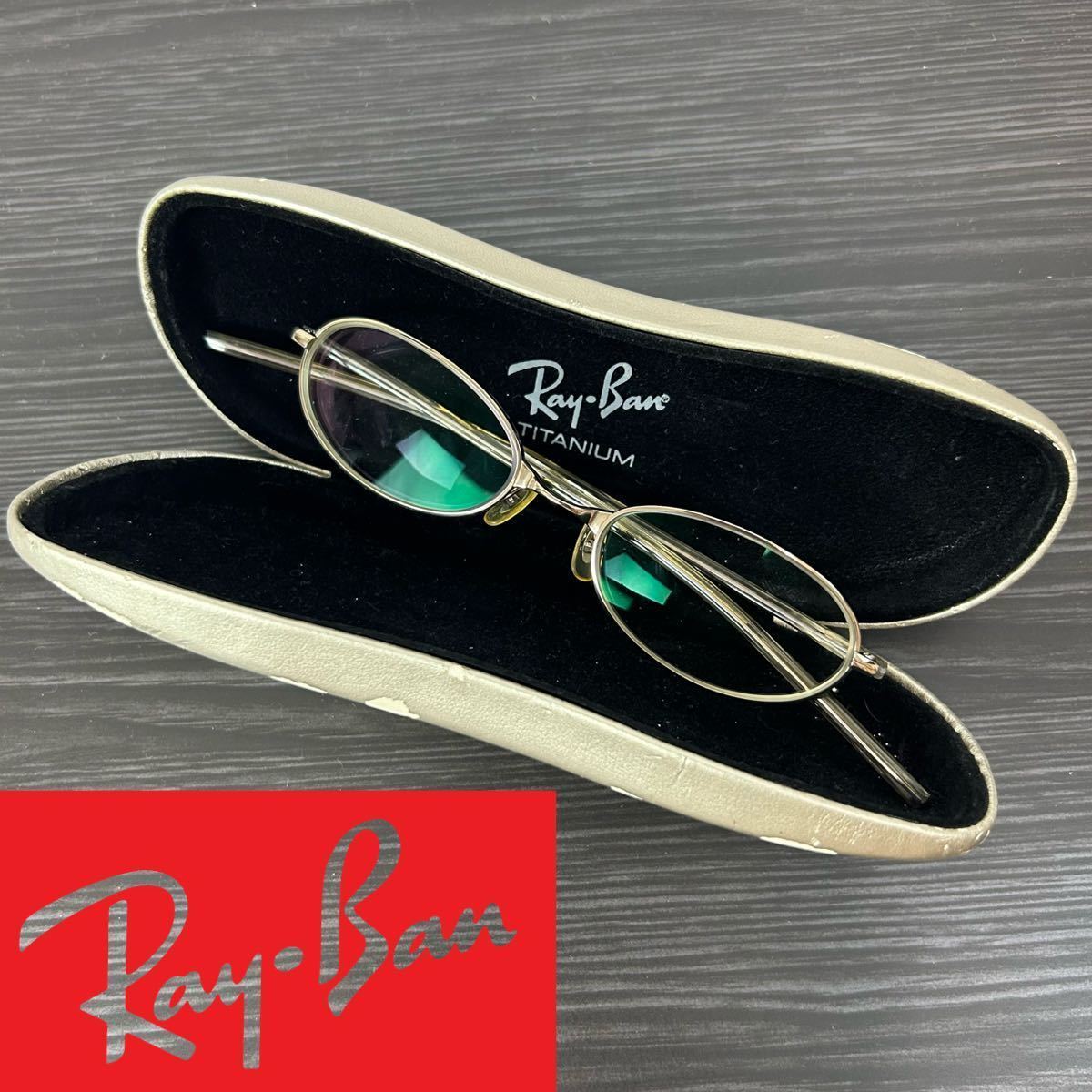 a67 Ray-Ban TITANIUM レイバン チタニウム メガネフレーム 眼鏡