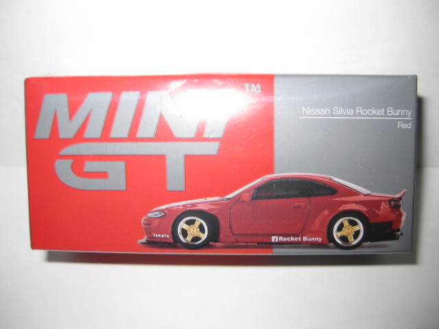 MINI GT 1/64 Rocket Bunny Pandem Nissan シルビア (S15) レッド ロケットバニー パンデム_画像1