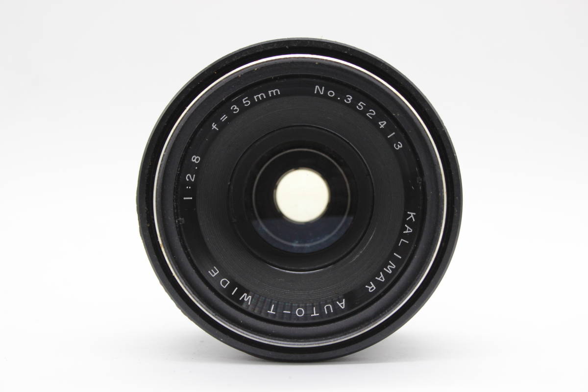 【返品保証】 KALIMAR AUTO-T WIDE 35mm F2.8 レンズ C9235_画像2