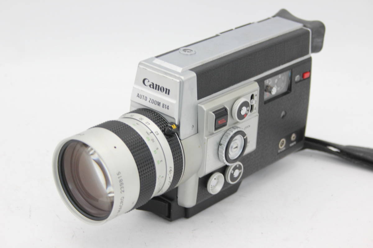 【訳あり品】 キャノン Canon AUTO ZOOM 814 ELECTRONIC ZOOM LENS C-8 7.5-60mm F1.4 MACRO 8ミリカメラ C9532