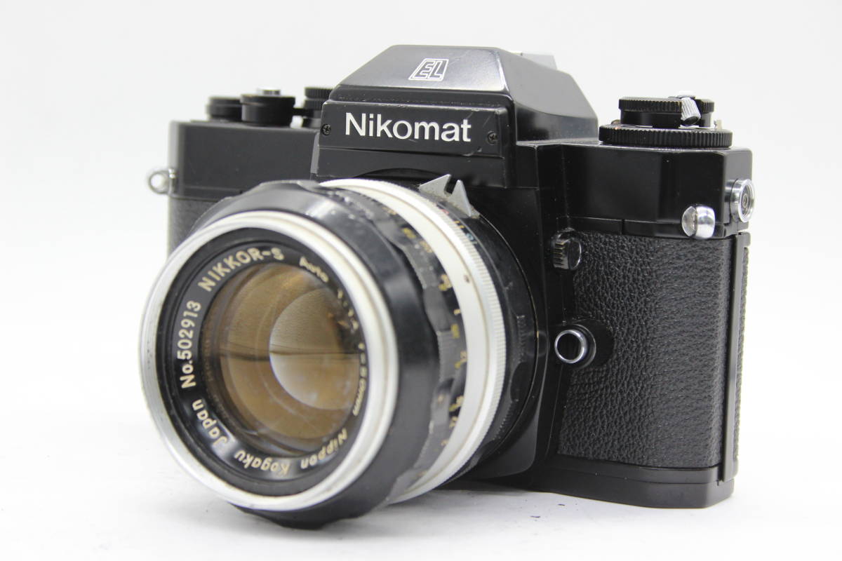 【楽天カード分割】 【訳あり品】 ニコン Nikon Nikomat EL ブラック Nikkor-S Auto 50mm F1.4 ボディレンズセット C9535 ニコン
