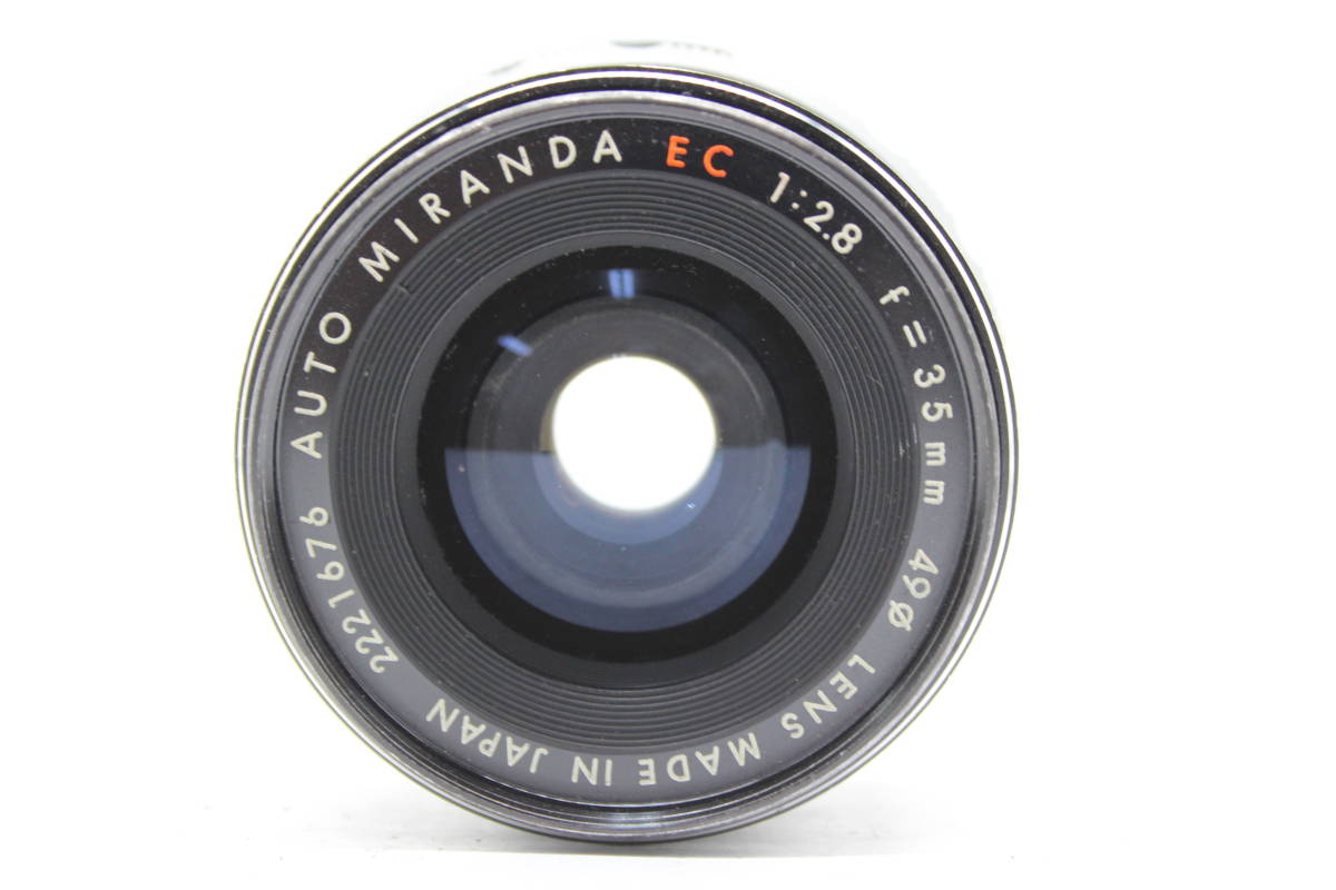 【訳あり品】 ミランダ MIRANDA SENSOMAT AUTO MIRANDA EC 35mm F2.8 ボディレンズセット C9555_画像9