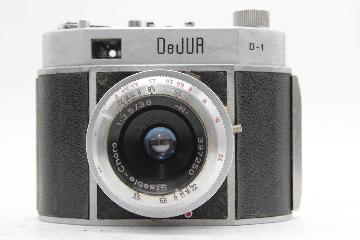 【訳あり品】 DeJUA D-1 ダブルストローク Staeble-Choro 38mm F3.5 カメラ C9556の画像2