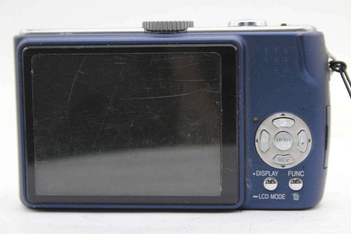 【返品保証】 パナソニック Panasonic Lumix DMC-TZ3 ブルー 10x 28mm Wide バッテリー付き コンパクトデジタルカメラ C9904_画像4
