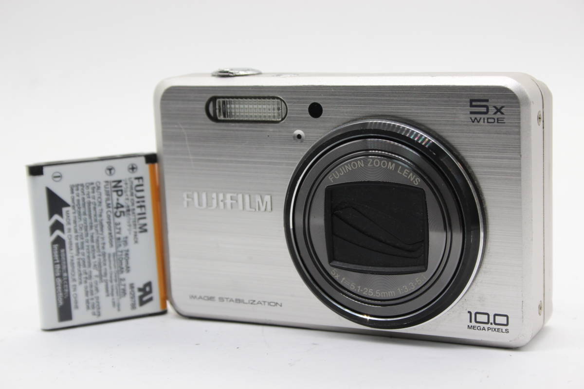 【返品保証】 フジフィルム Fujifilm Finepix J250 Fujinon Zoom 5x バッテリー付き コンパクトデジタルカメラ C9908