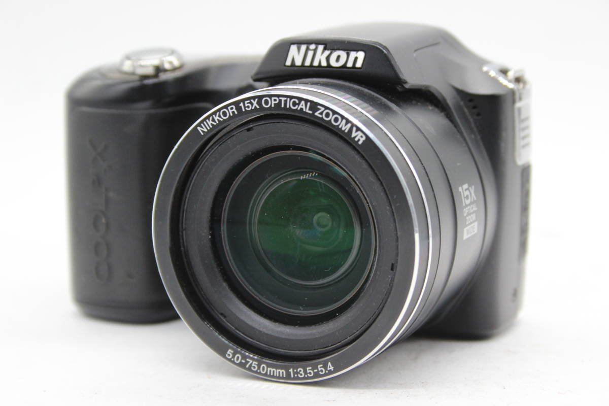 【返品保証】 【便利な単三電池で使用可】ニコン Nikon Coolpix L100 Nikkor 15x コンパクトデジタルカメラ C9930_画像1