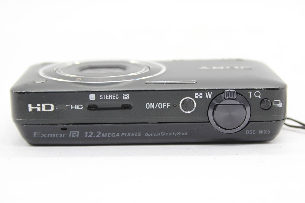 愛用 ブラック DSC-WX5 Cyber-shot Sony ソニー 【訳あり品】 5x C9932