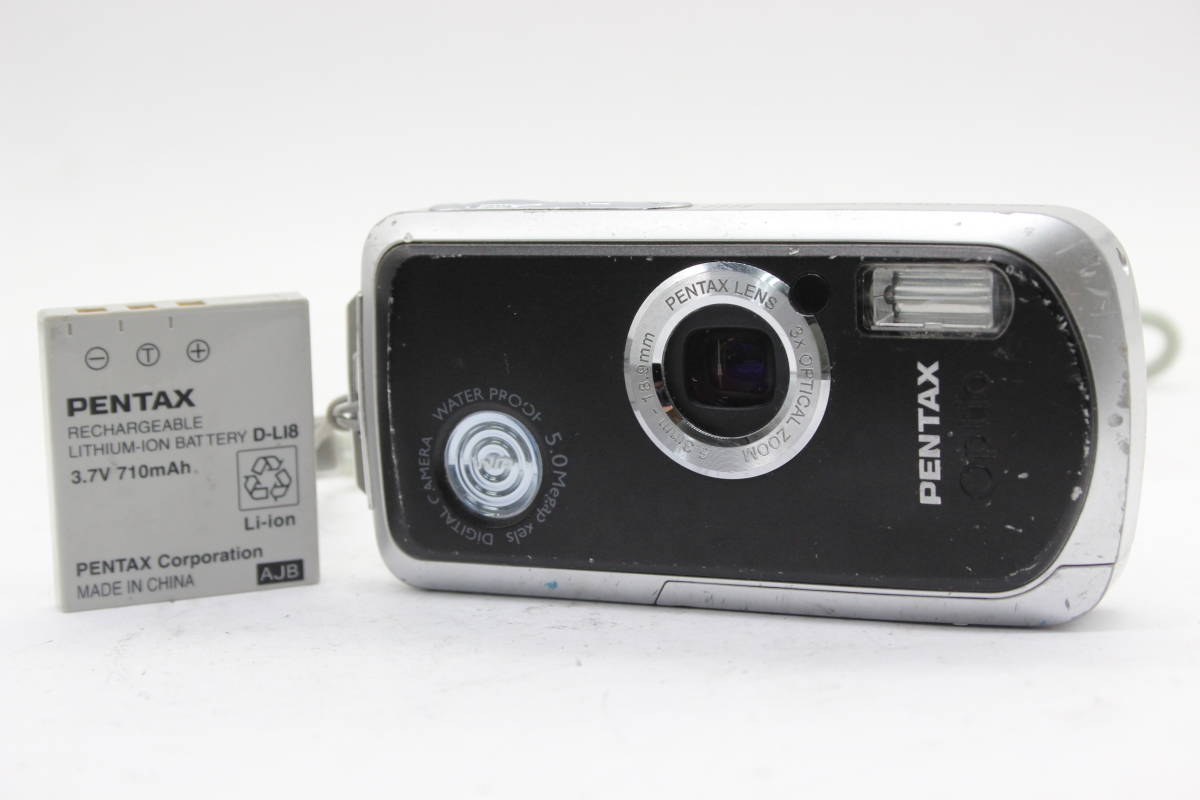 2022最新のスタイル ブラック WP Optio Pentax ペンタックス 【返品