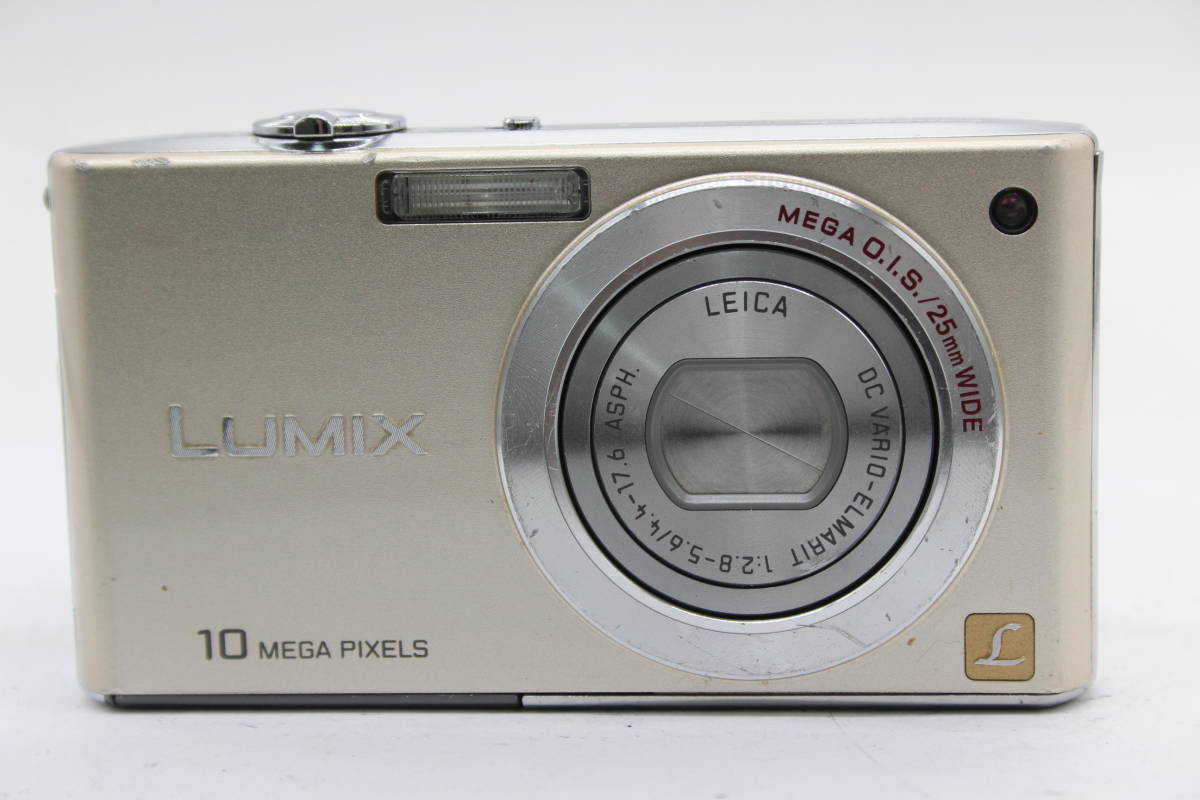 【返品保証】 パナソニック Panasonic Lumix DMC-FX35 25mm Wide バッテリー付き コンパクトデジタルカメラ C9936_画像2