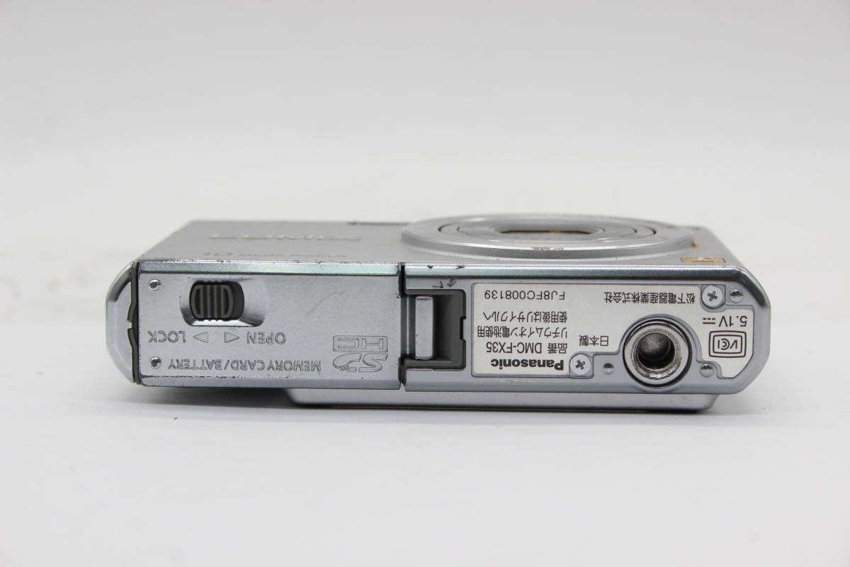 【返品保証】 パナソニック Panasonic Lumix DMC-FX35 25mm Wide バッテリー付き コンパクトデジタルカメラ s14_画像7