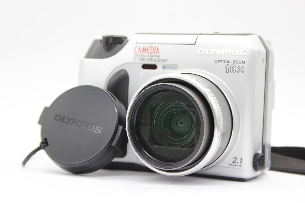 【返品保証】 【便利な単三電池で使用可】オリンパス Olympus CAMEDIA C-700 10x コンパクトデジタルカメラ s16