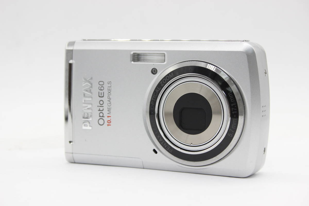 【返品保証】 【便利な単三電池で使用可】ペンタックス Pentax Optio E60 3x コンパクトデジタルカメラ s29