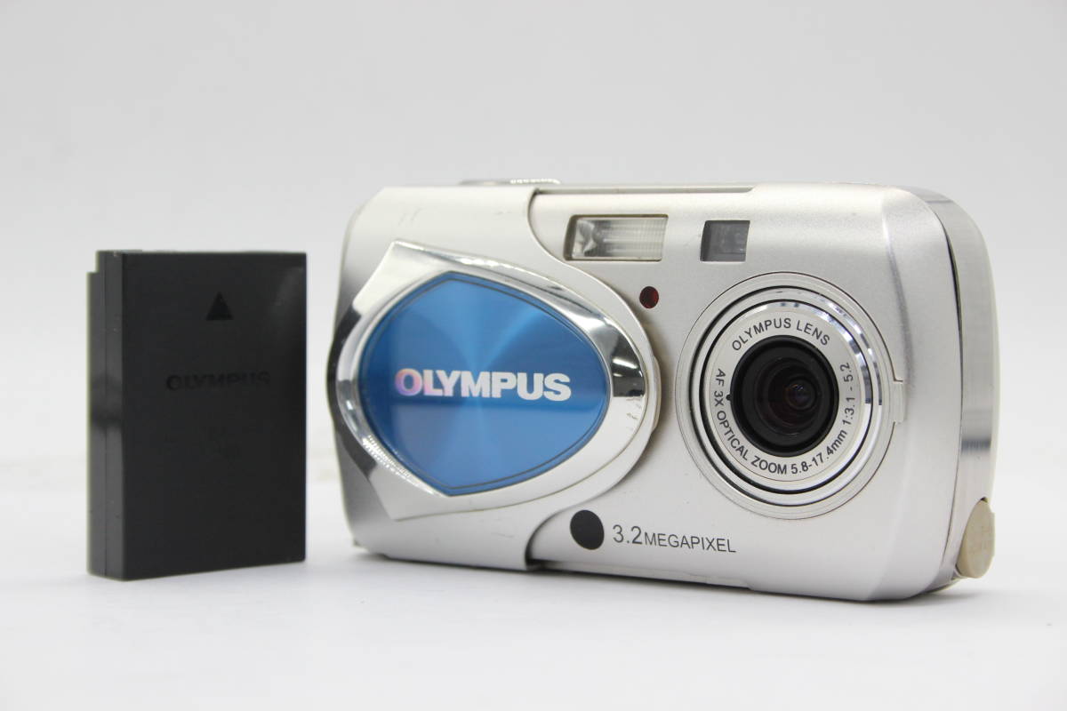 豊富なギフト 【返品保証】 オリンパス Olympus μ-15 Digital AF 3x バッテリー付き コンパクトデジタルカメラ s44 オリンパス