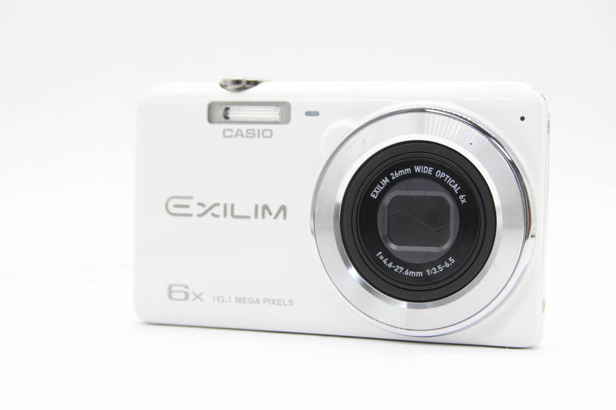【返品保証】 カシオ Casio Exilim EX-Z770 ホワイト 26mm Wide 6x コンパクトデジタルカメラ s66