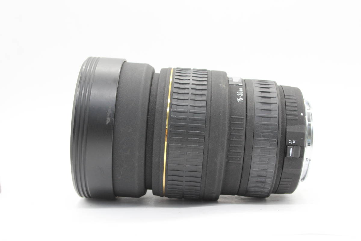 【返品保証】 シグマ Sigma Zoom 15-30mm F3.5-4.5 DG 前後キャップ付き キャノンマウント レンズ s163_画像5