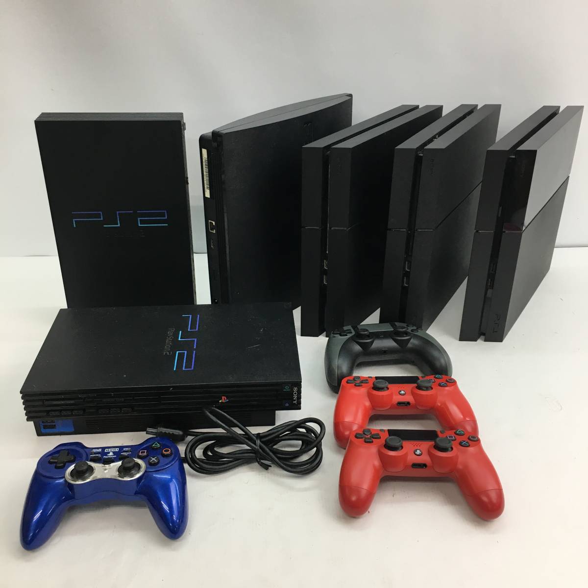 1円～】PS4 CUH-1200A 1000A PS3 CECH-2000A PS2 SCPH-50000 39000 本体6台  デュアルショック4等コントローラーまとめ売り【ジャンク品】(PS4本体)｜売買されたオークション情報、ヤフオク! の商品情報をアーカイブ公開 