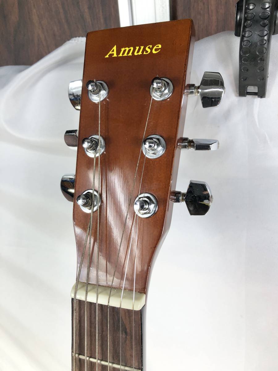 0803A【中古】Amuse アミューズ アコースティックギター アコギ ソフト