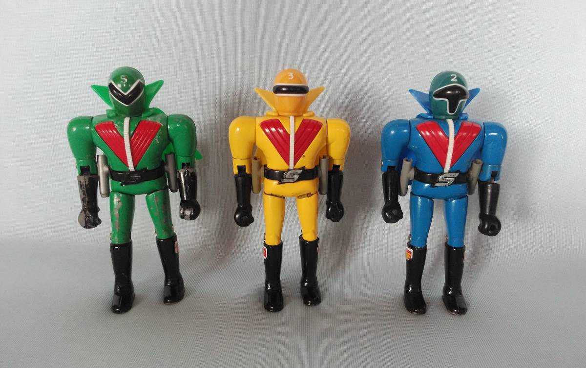 日本未発売】 ポピー超合金 ①アオレンジャー②キレンジャー③ミド