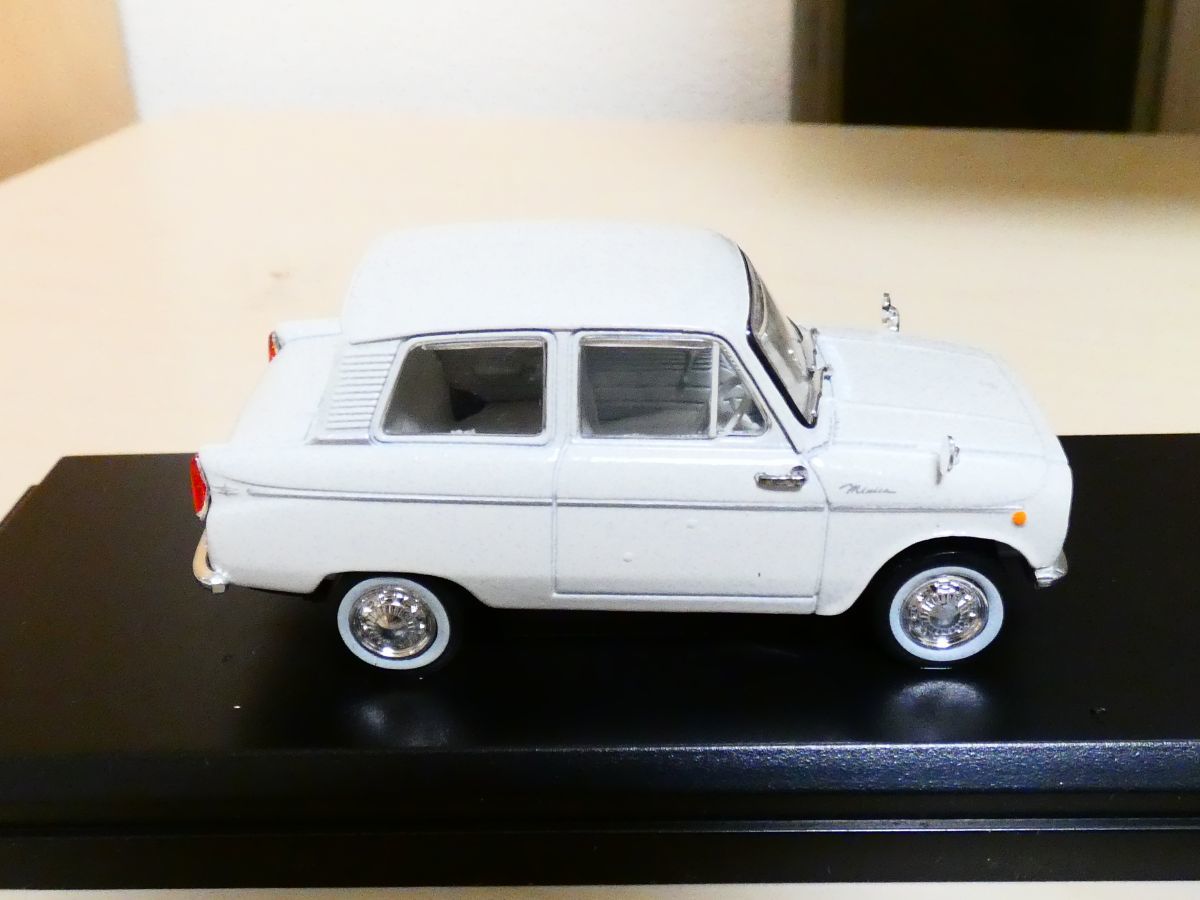 国産名車コレクション 1/43 三菱 ミニカ 1962 白 mitsubishi minica アシェット　ミニカー_画像5