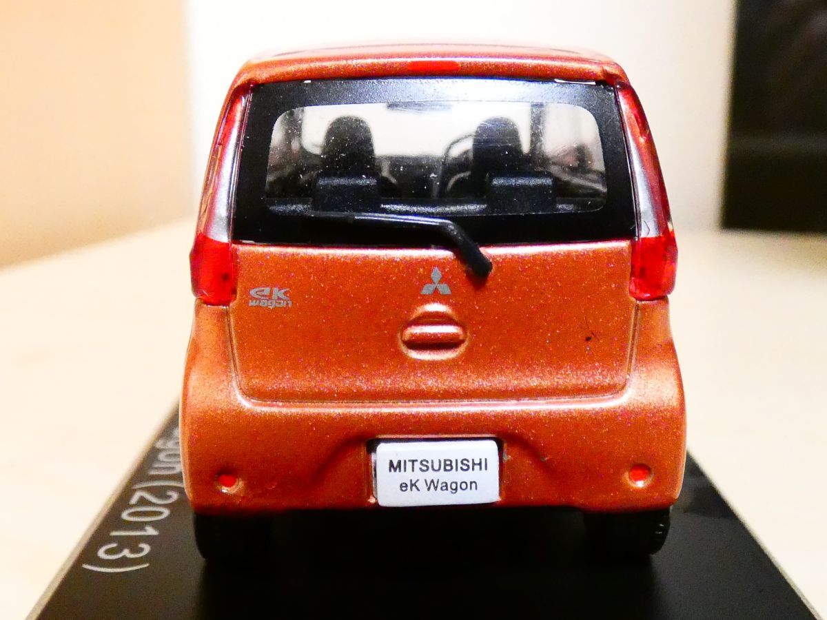 国産名車コレクション 1/43 三菱 ekワゴン 2013 オレンジ 旧車 クラシックカー ミニカー mitsubishi ek wagon_画像4