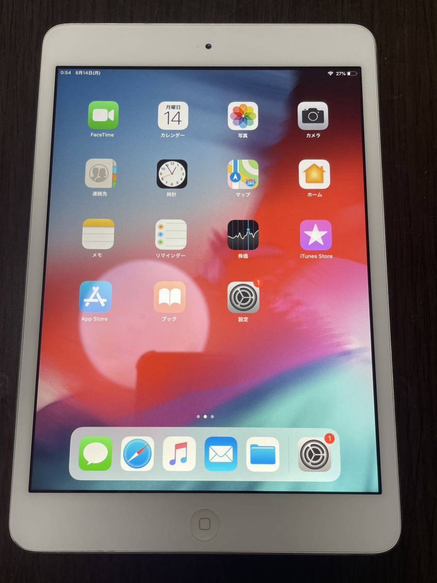 送料無料 匿名発送 Apple iPad mini wi-fi 第1世代 ホワイト 16GB 美品