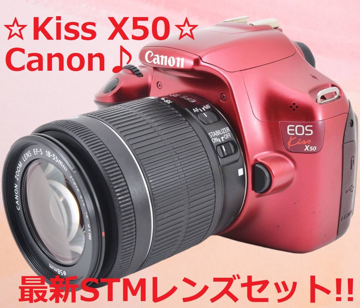 期間限定特別価格 ショット数たったの292回♪ Canon キャノン kiss X50