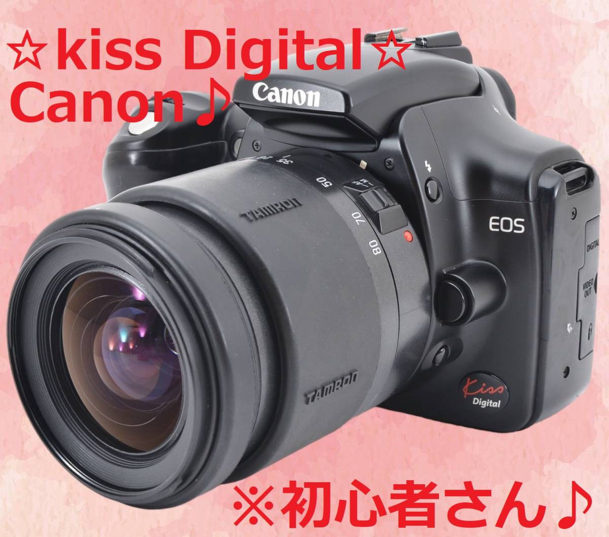 最安 初心者さんピッタリな一眼レフ #5898 Kiss EOS キャノン Canon