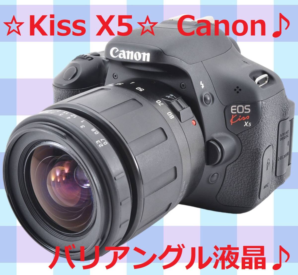 値下げ】 Canon ショット数1039回♪ キャノン #5904 X5 Kiss EOS