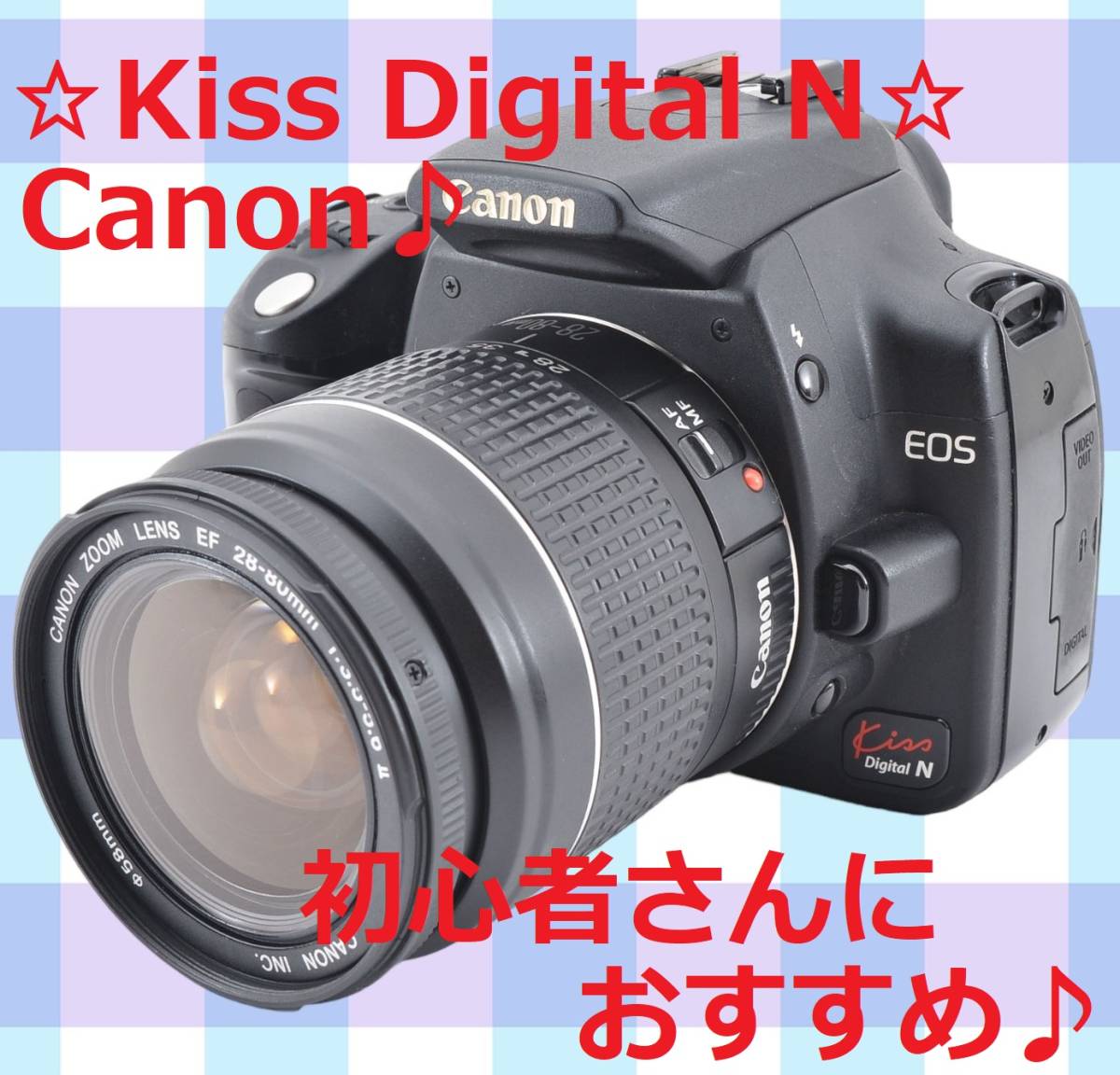 正規取扱店】 Canon 初心者さん安心セット♪ キャノン #5901 N kiss