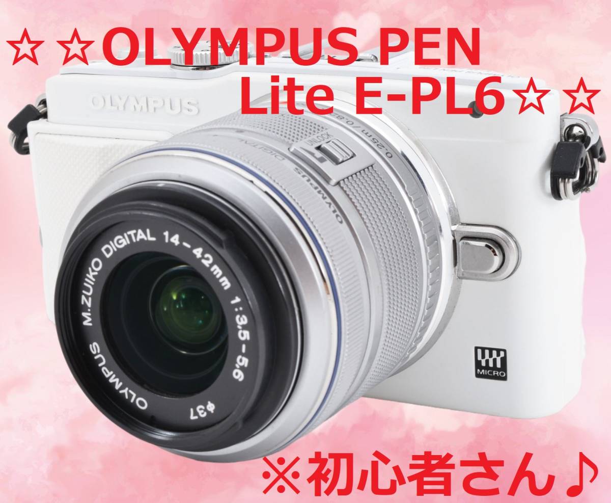 驚きの価格が実現！ シャッター数5381回 OLYMPUS PEN Lite E-PL6 #5967