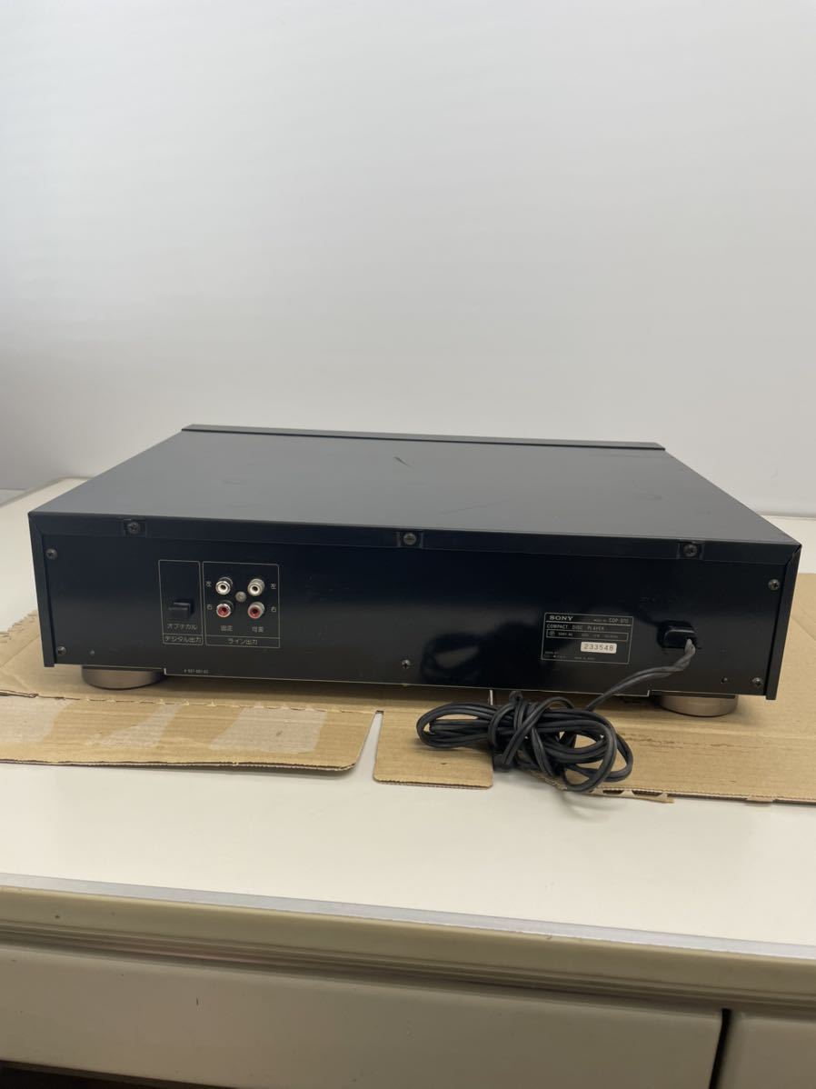 予約受付中】 SONY ソニー CDプレーヤー CDP-970 CDプレイヤー 中古