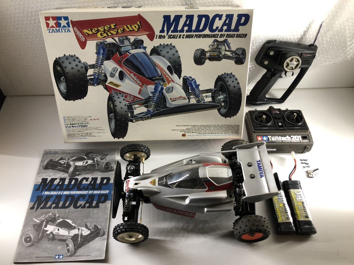 当時物 タミヤ 1/10 電動 RC オフロードカー マッドキャップ 2WD 1980