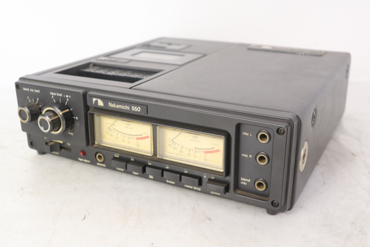 新作 カセットテープ カセットデッキ ナカミチ 550 Nakamichi 【ト足