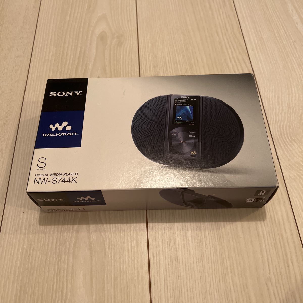 【新品未使用】SONY WALKMAN NW-S744K ブラック　ソニーウォークマン_画像1